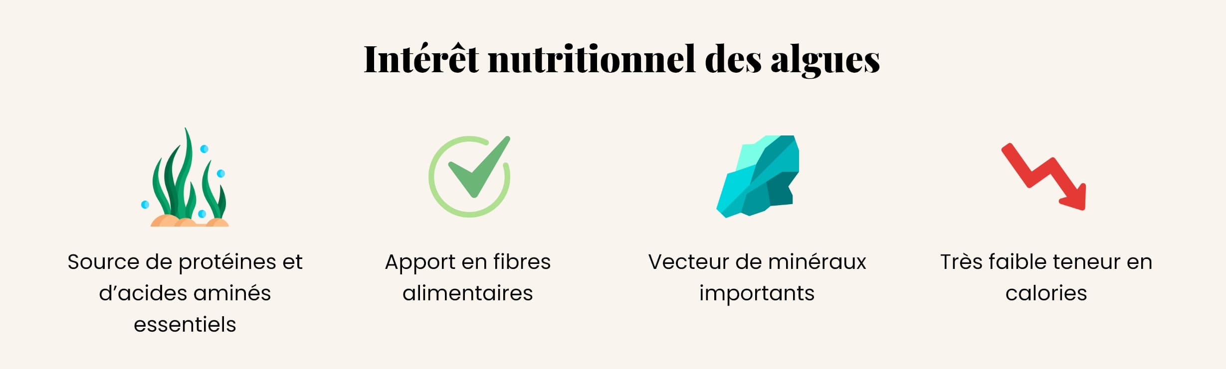 Intérêt nutritionnel des algues